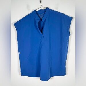 FIGS Women’s Size Medium Blue Rafaela Scrub Top